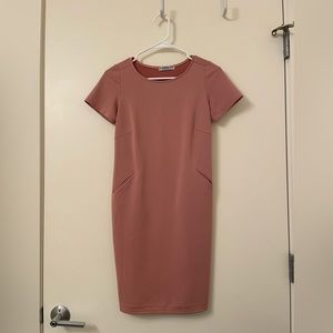 Pink t shirt dress